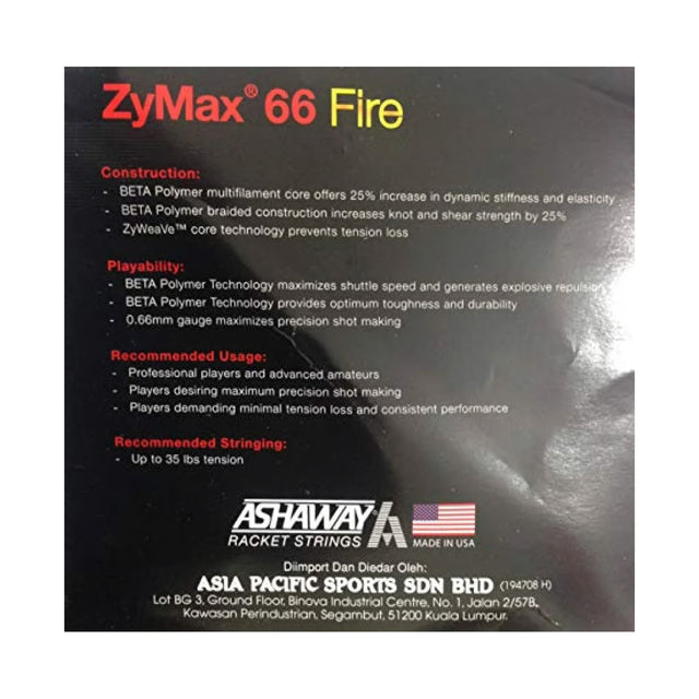Ashaway B/String Zymax 66