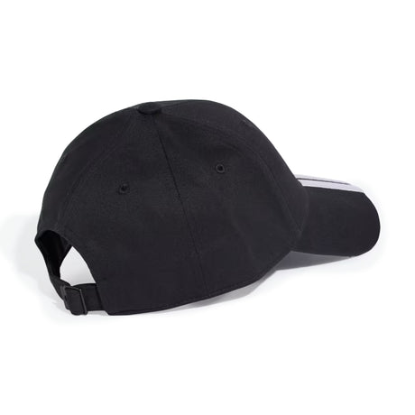 Black baseball cap on a white background