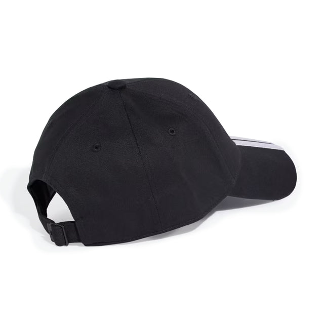 Black baseball cap on a white background