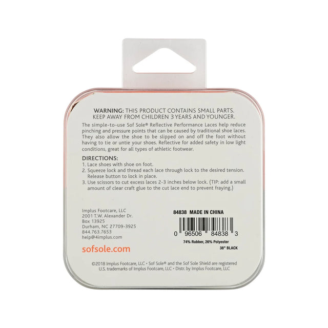 Sof Sole Stretch Reflective Prfrmnc Lcs