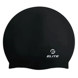 Lsi Elite Silicone Swimcap Blk
