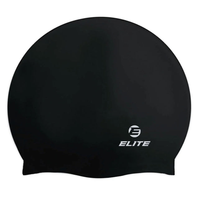 Lsi Elite Silicone Swimcap Blk