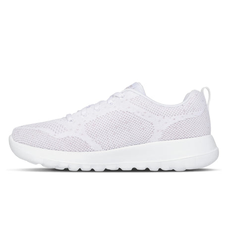 White athletic shoe on a white background