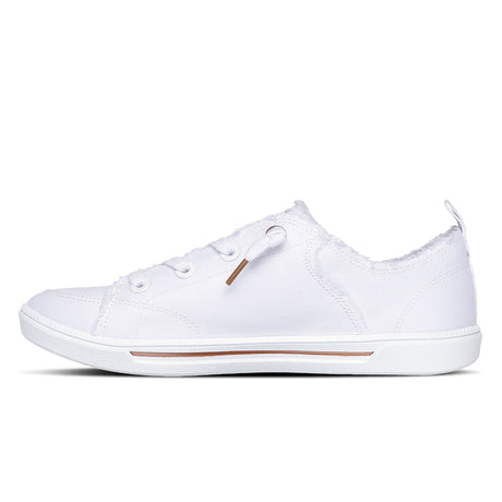 White sneaker on a white background