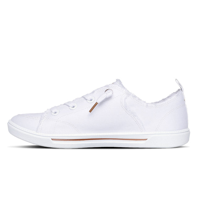 White sneaker on a white background