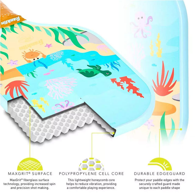 Franklin Sports Sea Life Youth Pickleball Paddle