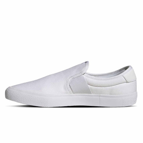 White slip-on sneaker on a white background