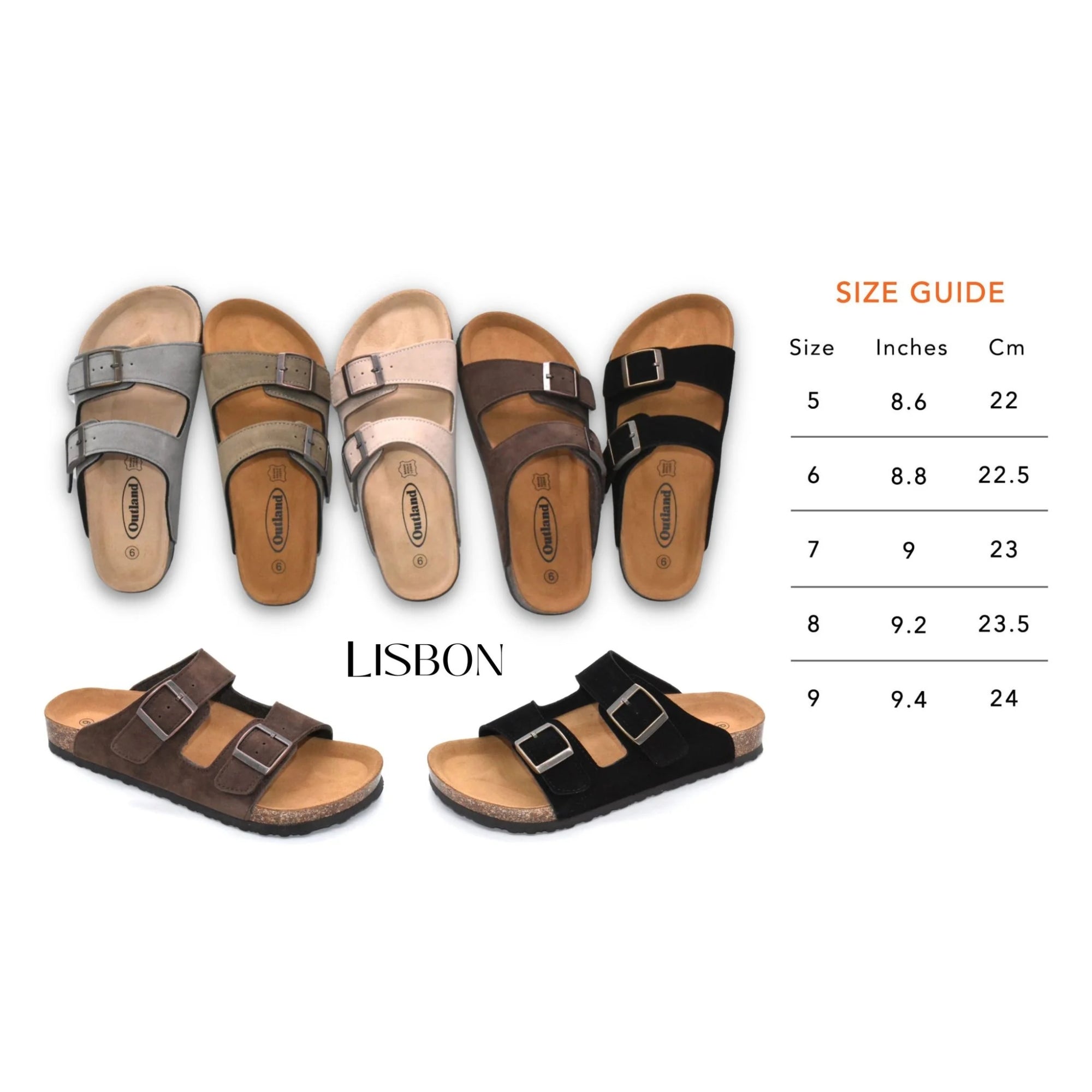 Outland 22601 Lisbon | Flat Sandals Womens – Olympic Village United