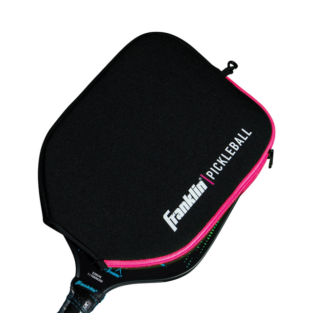 Franklin-Dsc Single Paddle Cover Blk/Pink Trim