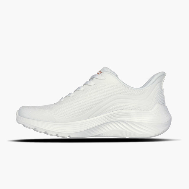 White athletic shoe on a white background