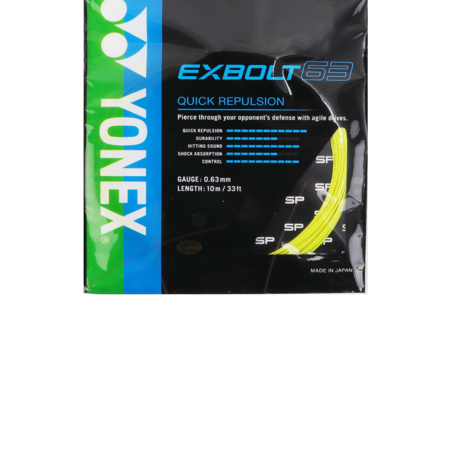 Yonex Bg 63 Exbolt | Badminton String – Olympic Village United