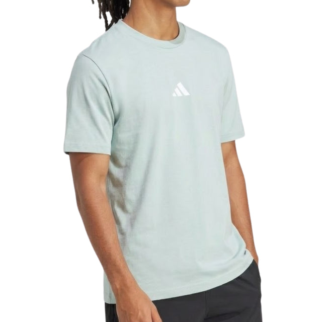 Adidas Essentials Small Logo Men Single Jersey T-Shirt