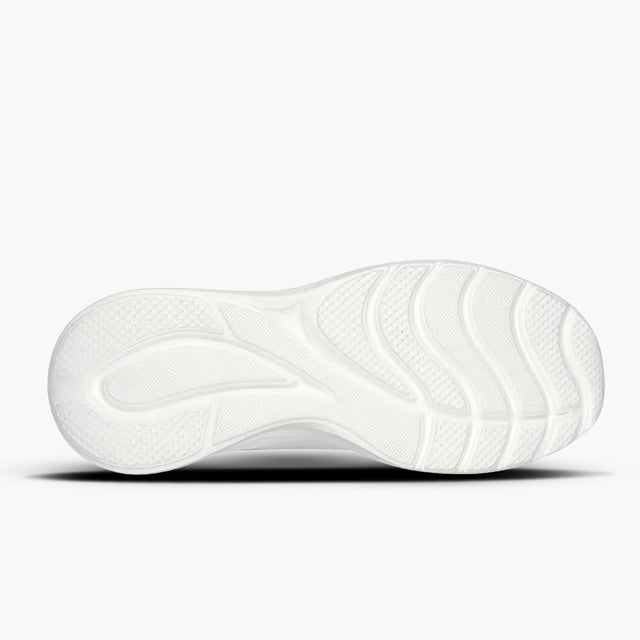White sneaker sole on a white background