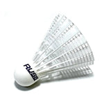 Russ 168 Wht 6 Synthetic Shuttlecocks