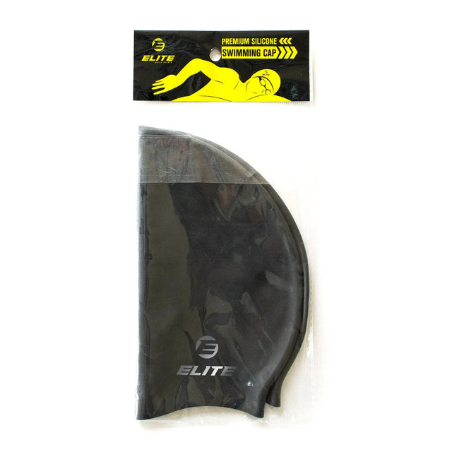 Lsi Elite Silicone Swimcap Blk
