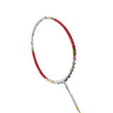 Mizuno Turboblade 587 Badminton racket with a colorful design on a white background