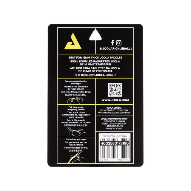 Joola Pro Iv Pklball Magnus Edge Guard Tape
