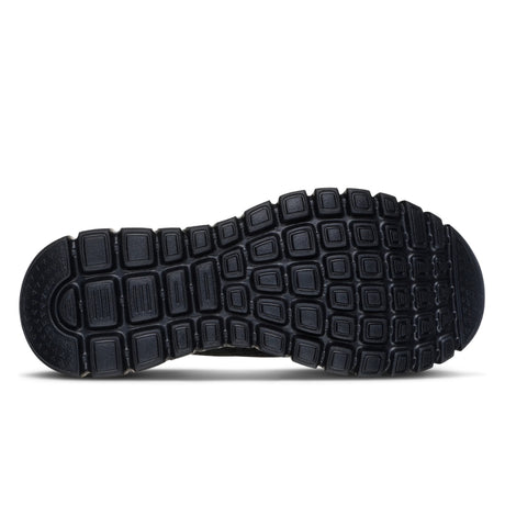 Black sole of a shoe on a white background