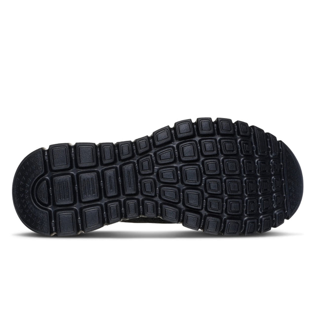 Black sole of a shoe on a white background