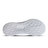 Close-up of a white shoe sole on a white background