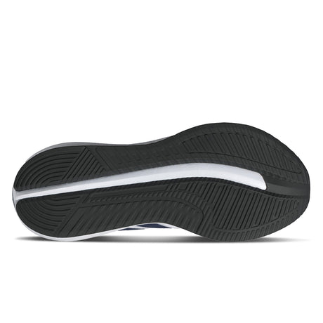 Black and white sole of a shoe on a white background