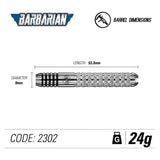 Winmau Dart Pin Barbarian Inox Steel