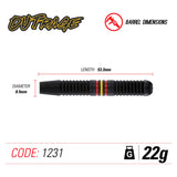Winmau Dart Pin Outrage Brass