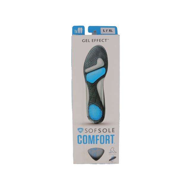 Gel Effect Comfort Insoles L/XL