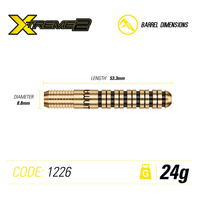 Winmau Dart Pin Xtreme2 Brass
