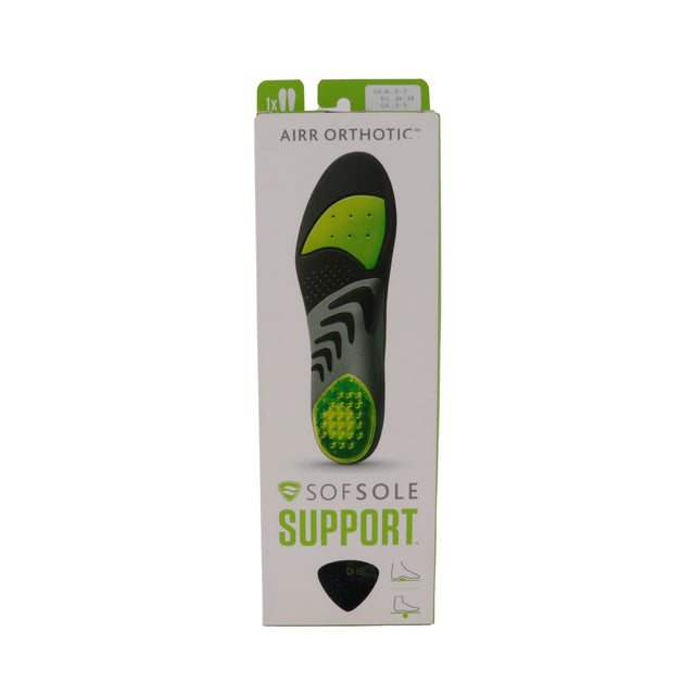 Airr Orthotic Support Insoles 36-38