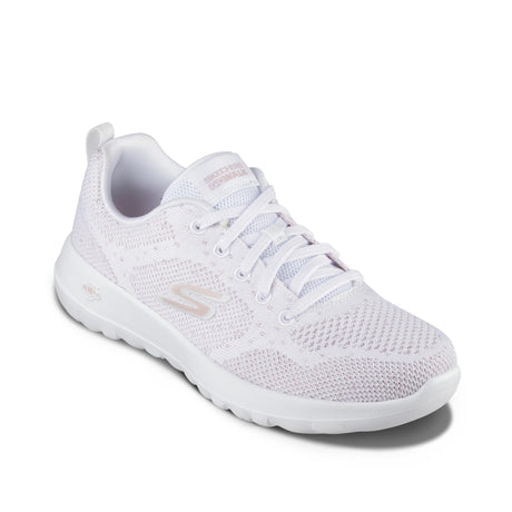 White running shoe on a white background