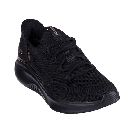 Black sneaker on a white background