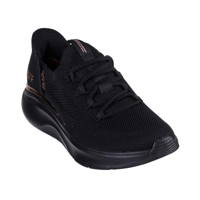 Black sneaker on a white background