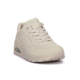 Beige sneaker on a white background