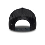 New Era New York Yankees Team Outline Navy 9FORTY E-Frame Trucker Adjustable Cap