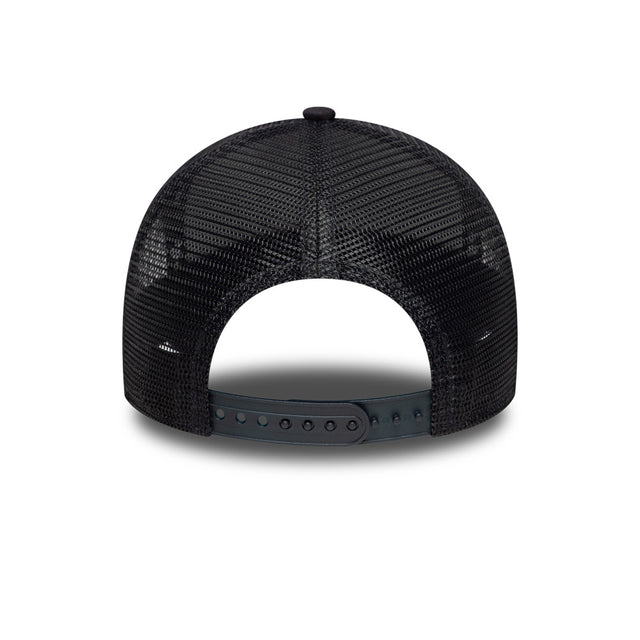 New Era New York Yankees Team Outline Navy 9FORTY E-Frame Trucker Adjustable Cap