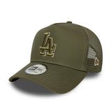 New Era LA Dodgers Outline 9FORTY A-Frame Trucker Adjustable Cap