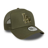 New Era LA Dodgers Outline 9FORTY A-Frame Trucker Adjustable Cap