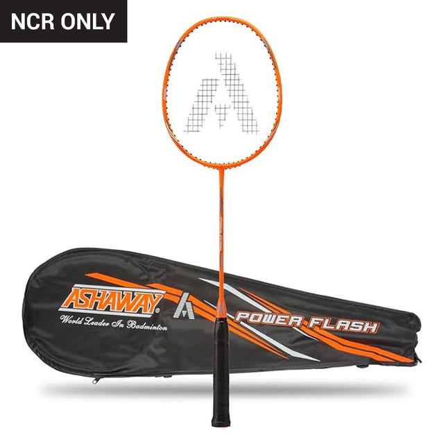 Ashaway B/R W/Cover Power Flash Badminton Racket