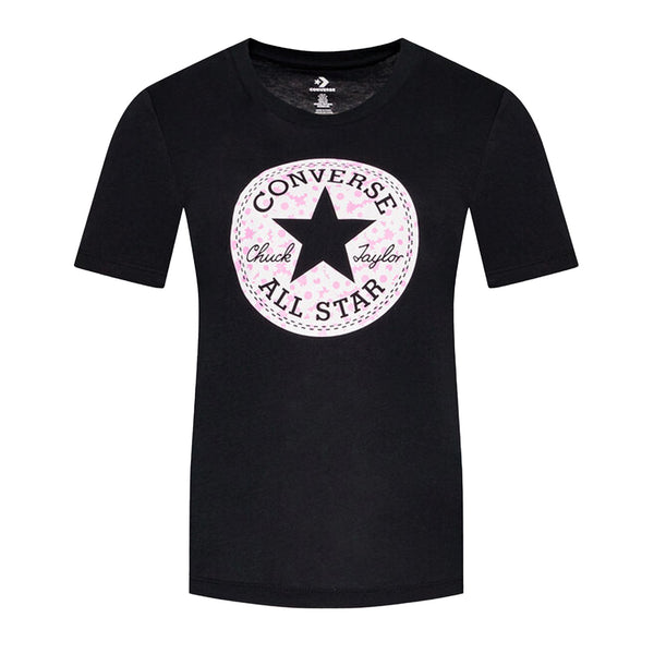 Black Hybrid Flower Chuck Patch Infill Classic Tee – Olympic Village United
