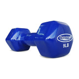 Rubberized Dumbbell (9Lbs)