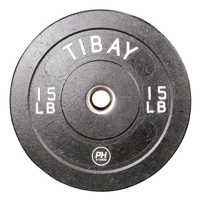 Playhard Fitness Tibay Series Crumb Bumper Plates (15 Lbs)