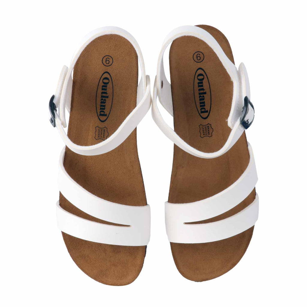 Outland best sale sandals white